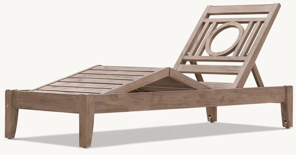 Port Canaveral Collection-Outdoor Premium Teak Sun Lounger - Sunzout Outdoor Spaces LLC