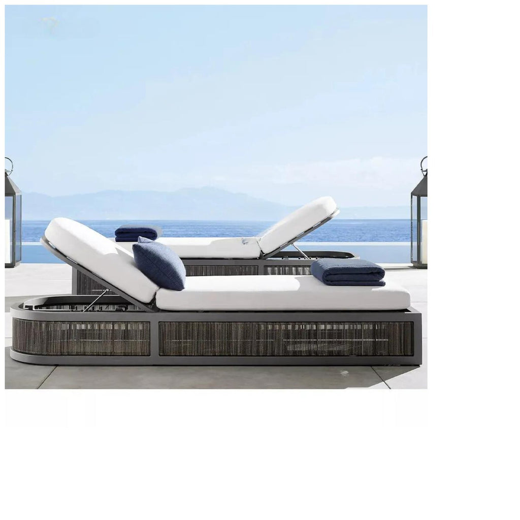 All Weather Sun Lounger - Aluminum by Sunzout - Sunzout Outdoor Furniture