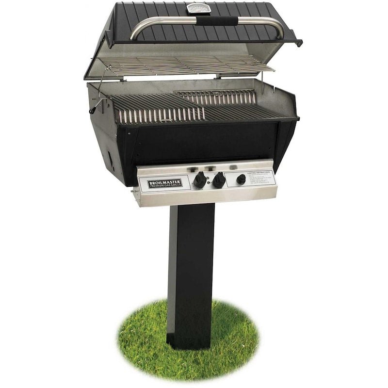 Broilmaster P3 - XFN Premium Natural Gas Grill On Black In - Ground Post - Broilmaster