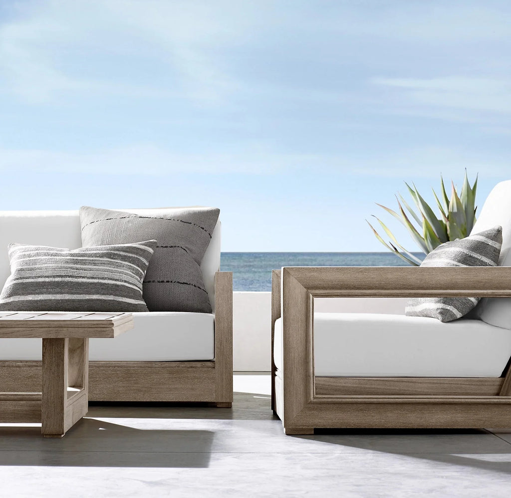 Cabo Collection- Outdoor Premium Teak Sofa Set - Sunzout Outdoor Spaces LLC