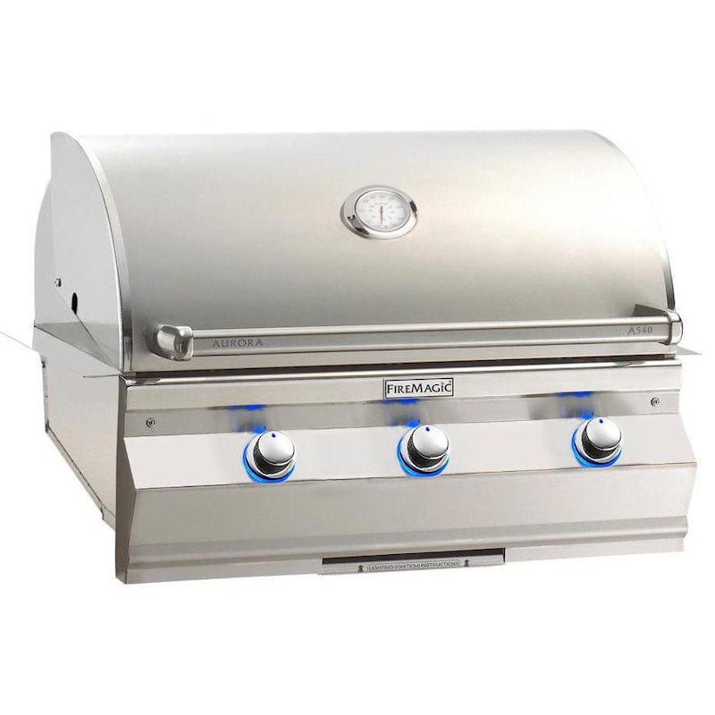 Fire Magic Aurora A540I 30 - Inch Built - In Natural Gas Grill With Analog Thermometer - A540I... - Fire Magic