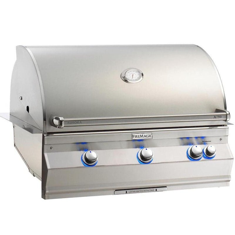 Fire Magic Aurora A790I 36 - Inch Built - In Natural Gas Grill With Analog Thermometer - A790I... - Fire Magic