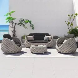 Nordic Outdoor All Weather Patio Sofa Set by Sunzout - Sunzout Outdoor Furniture