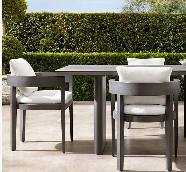 Outdoor All - Weather Aluminum Dining Set - St. Croix Collection - Sunzout Outdoor Furniture