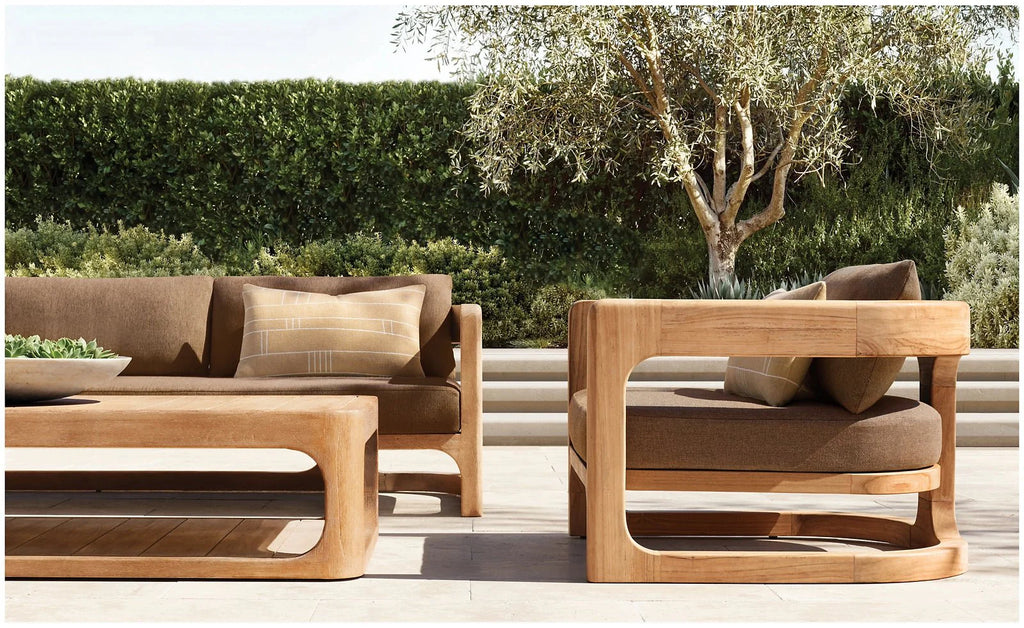 St.Thomas Collection-Outdoor Premium Teak Sofa Set - Sunzout Outdoor Spaces LLC