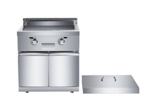 Sunzout Brand 27 inch Stainless Steel Outdoor Griddle with Modular Cabinet to combine to create your Outdoor Kitchen - Sunzout Outdoor Kitchens