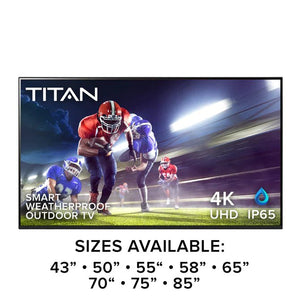 Open image in slideshow, Titan Partial Sun UHD 60Hz Smart Outdoor TV (MS - CU70) - Samsung
