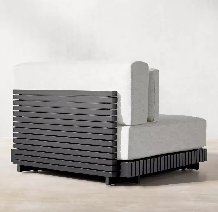 Customizable Outdoor All Weather Complete Sofa Set-Aluminum