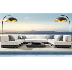 Customizable Outdoor All Weather Complete Sofa Set-Aluminum
