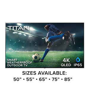 Open image in slideshow, Titan Full Sun QLED 120Hz Smart Outdoor TV (MS-Q80C)
