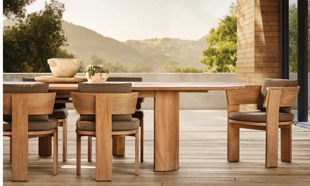 Captiva Teak Collection. Outdoor All Weather Furniture Teak Wood Dining Set